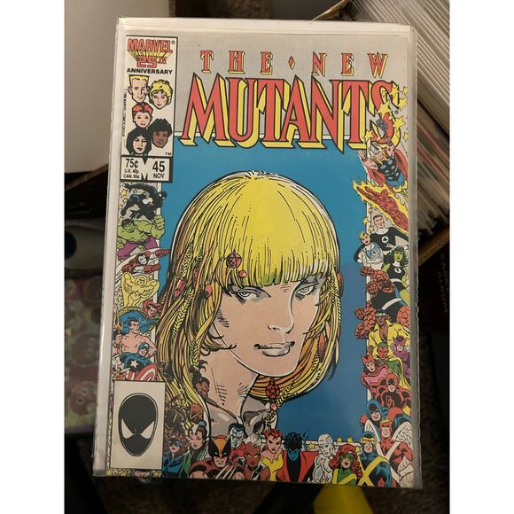 New Mutants #44, 45, 46, 47, 48, 49 (1986 Marvel) Lot of 6 - 1 KEY ISSUE - Picture 3 of 7